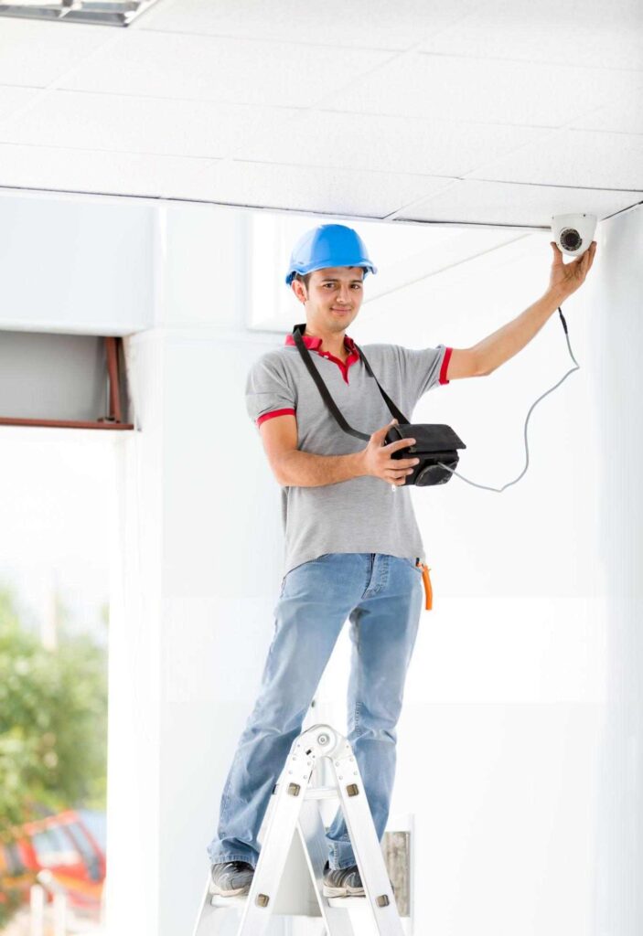 CCTV camera setup