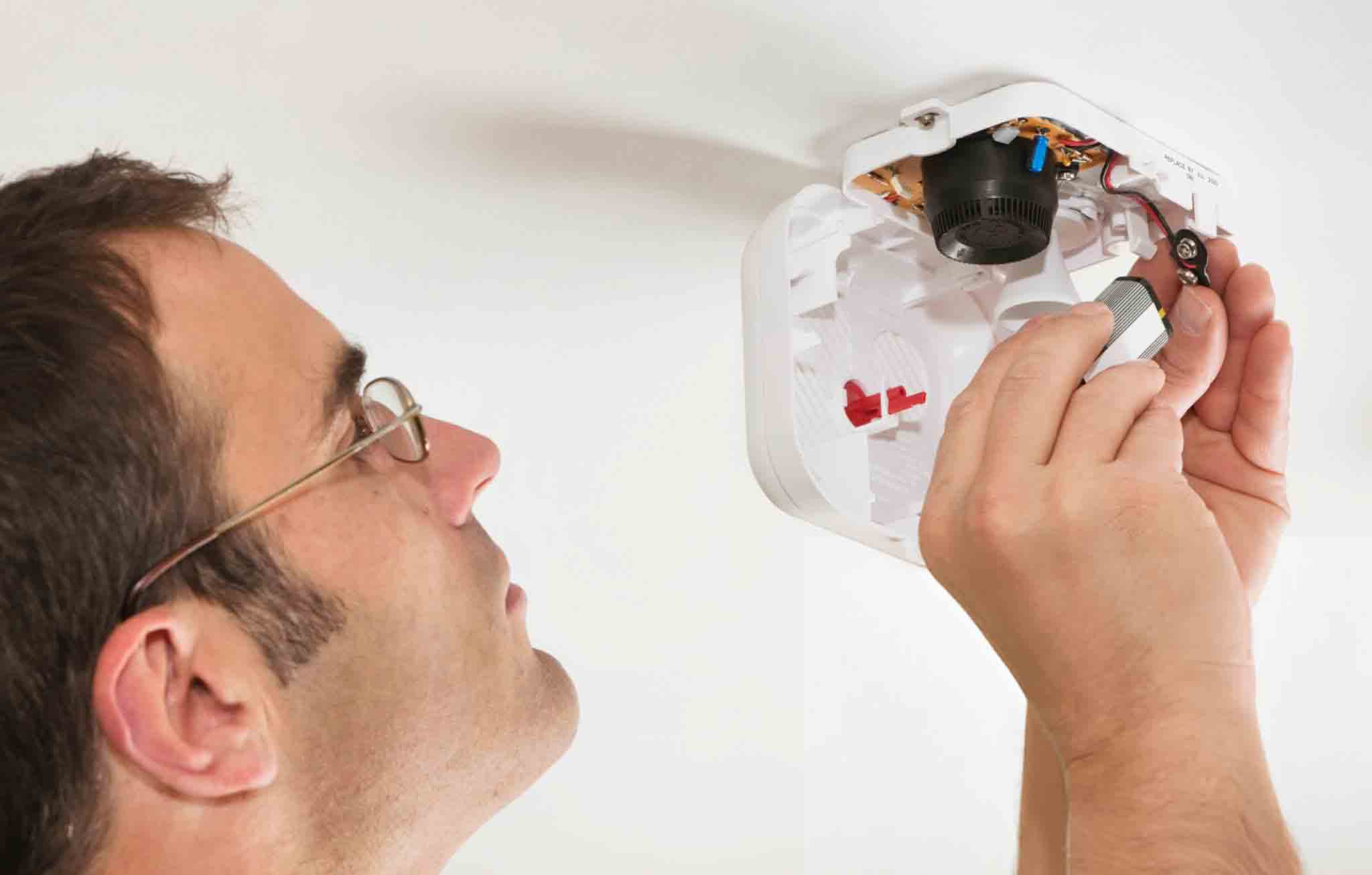 Fire detector installation