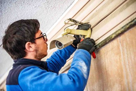 Security camera installation, CCTV cabling, surveillance setup, Melbourne security technician Security camera installation Melbourne
