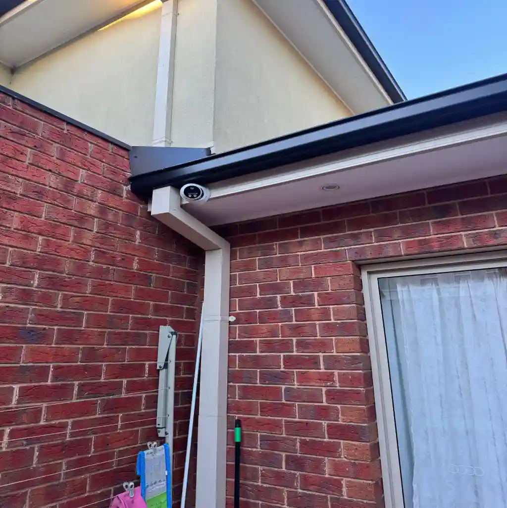 Camera at a soffit corner covering a side approach in Doncaster
