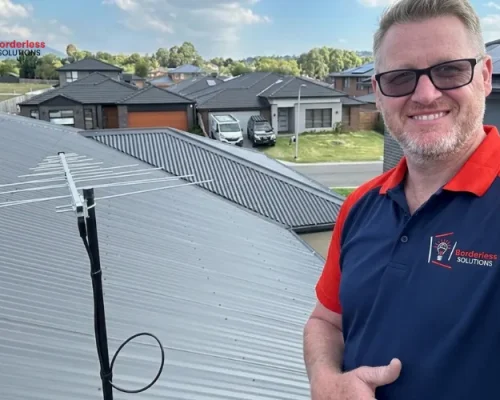 Professional TV antenna installer in Australia - certified aerial installation technician service